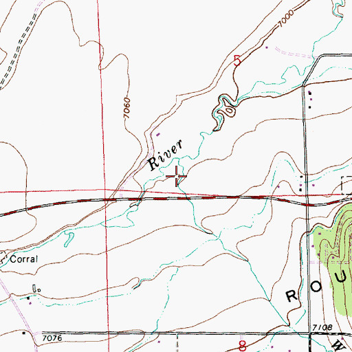 Topographic Map of Water Canyon, AZ