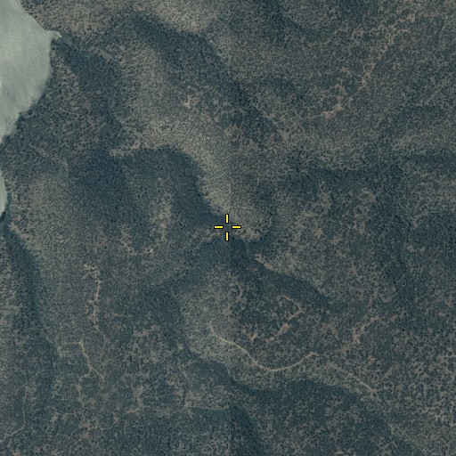 Aerial/Satellite Image of Weimer Canyon, AZ