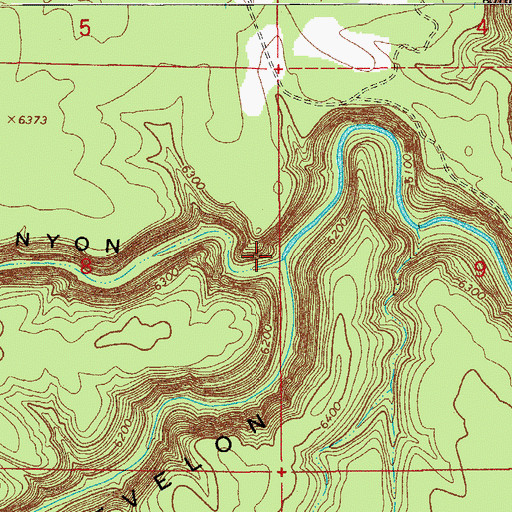 Topographic Map of West Chevelon Creek, AZ