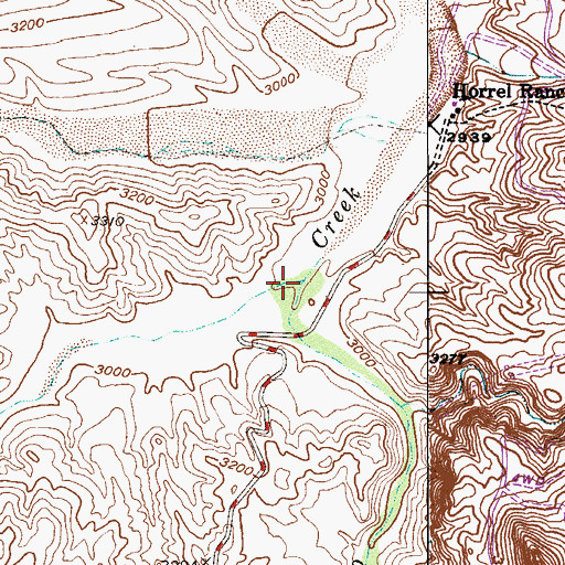 Topographic Map of West Fork Pinto Creek, AZ