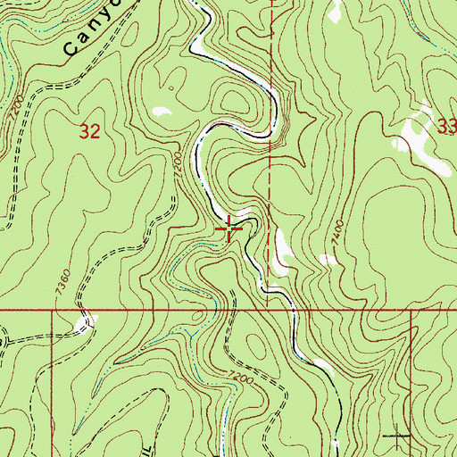 Topographic Map of West Leonard Canyon, AZ