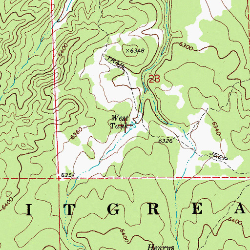 Topographic Map of West Tank, AZ