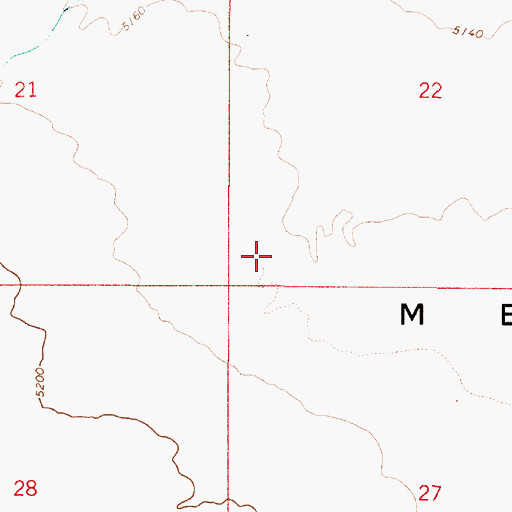 Topographic Map of White Mesa, AZ