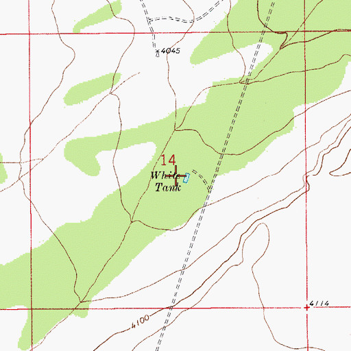 Topographic Map of White Tank, AZ