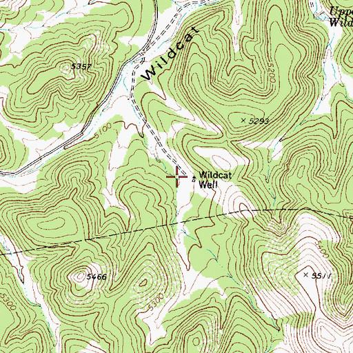 Topographic Map of Wildcat Well, AZ