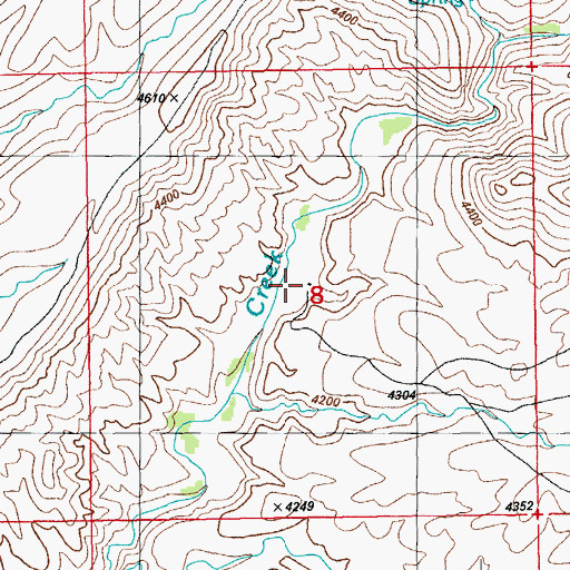 Topographic Map of Willis Ranch, AZ
