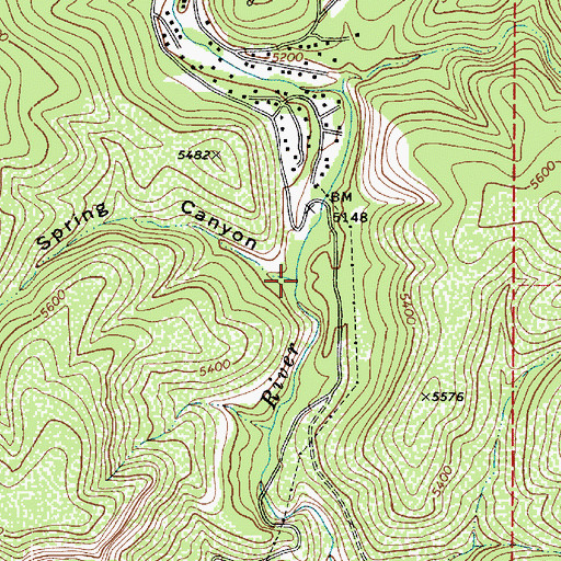 Topographic Map of Willow Spring Canyon, AZ