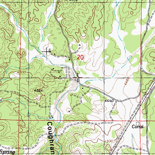 Topographic Map of Woolsey Wash, AZ