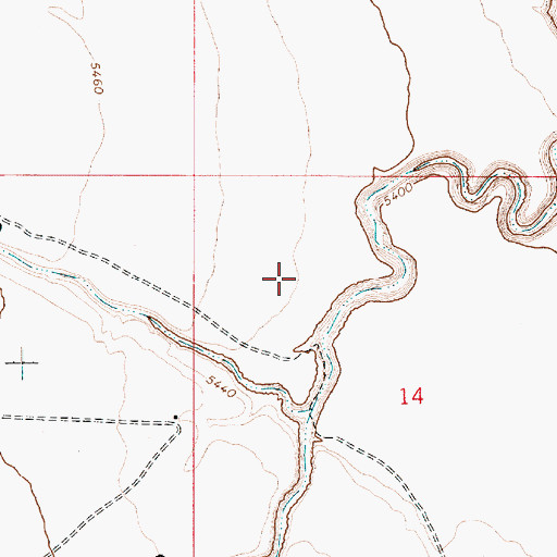 Topographic Map of Youngs Canyon, AZ