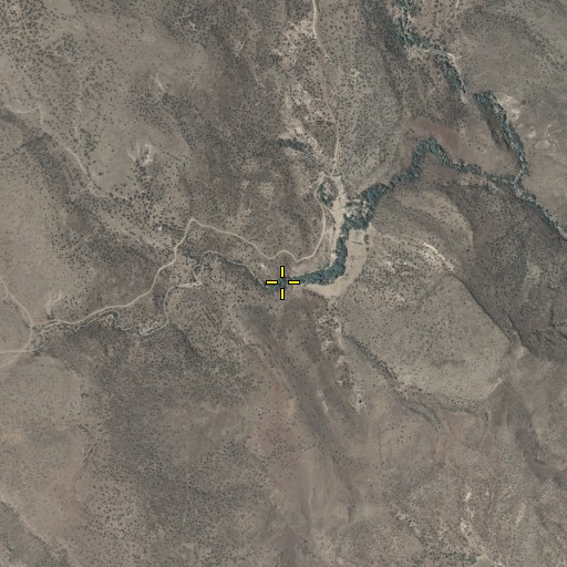Aerial/Satellite Image of Zig Zag Spring, AZ