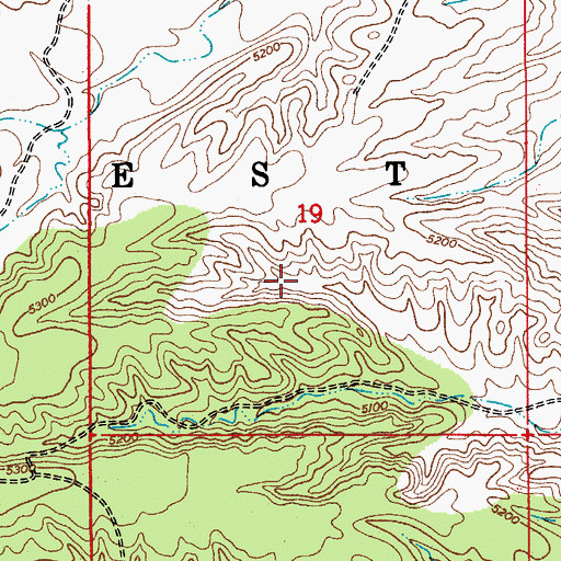 Topographic Map of AJ Tank, AZ