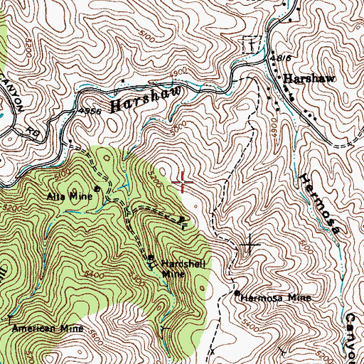 Topographic Map of Alto Mine, AZ