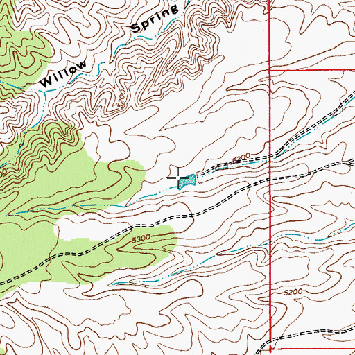 Topographic Map of Apache Tank, AZ