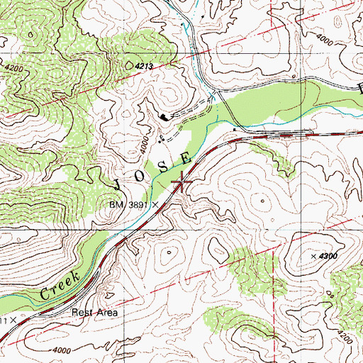 Topographic Map of Aztec Mill (historical), AZ