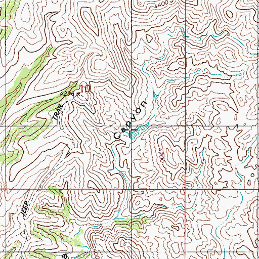 Topographic Map of Bonita Tank, AZ