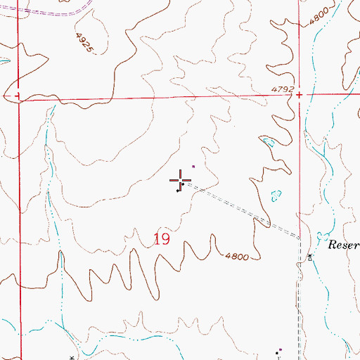 Topographic Map of Rancho Costa Plente, AZ