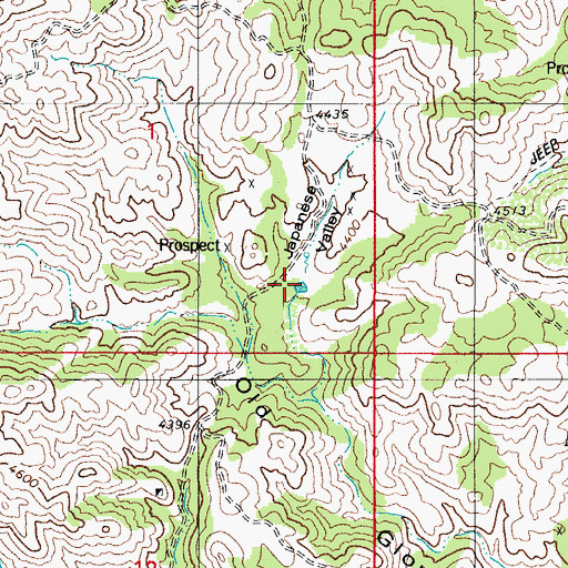 Topographic Map of Japanese Tank, AZ