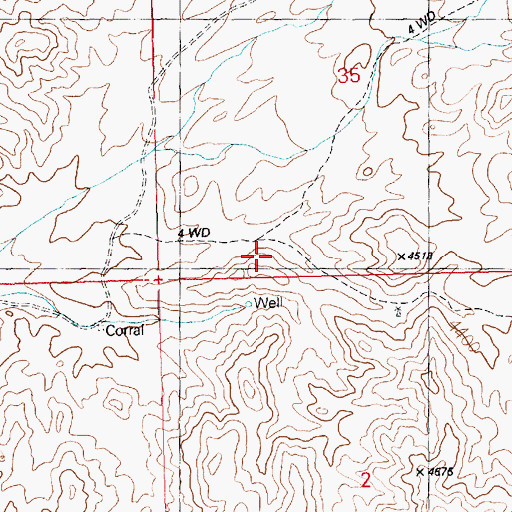 Topographic Map of Cyclopic Pumping Station, AZ