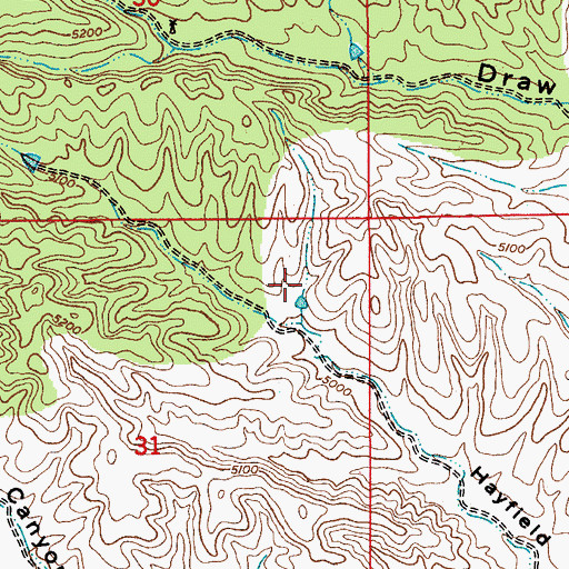 Topographic Map of Lower Four Tank, AZ