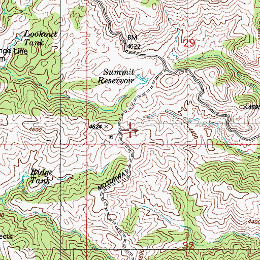 Topographic Map of Marmee Mine, AZ
