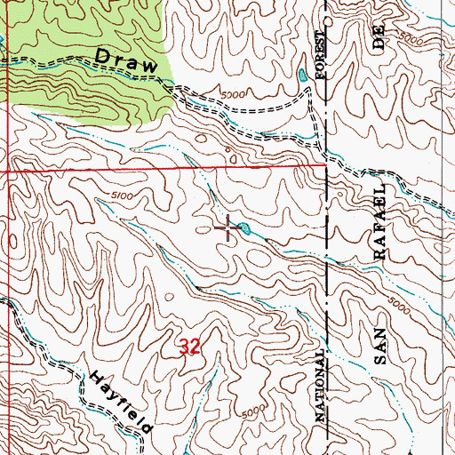 Topographic Map of North Eight Tank, AZ