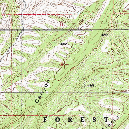 Topographic Map of Pesquiera Tank, AZ