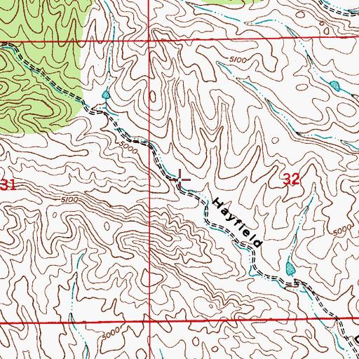 Topographic Map of Pigeon Tank, AZ