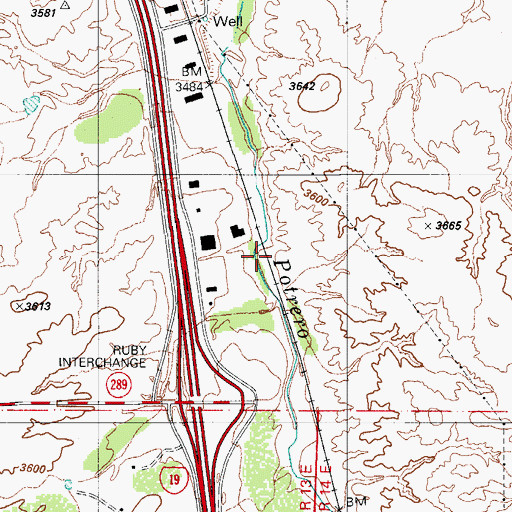 Topographic Map of Plomo (historical), AZ