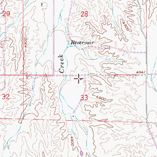 Topographic Map of S X Ranch, AZ