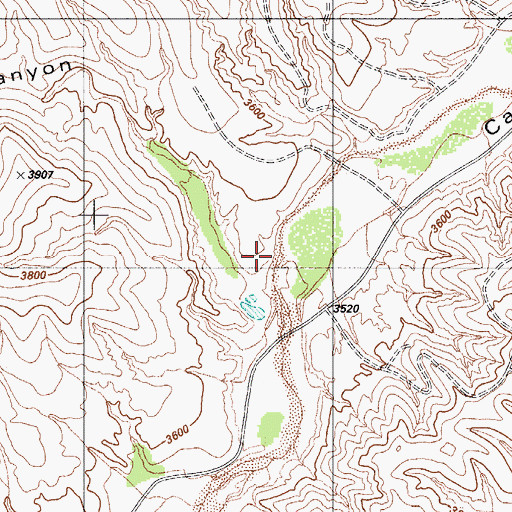 Topographic Map of Turuno Canyon, AZ