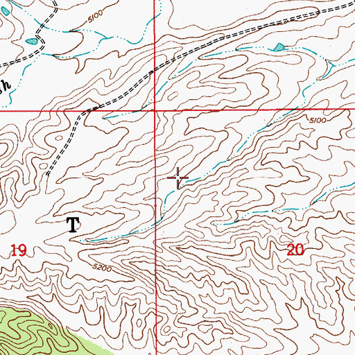 Topographic Map of West Six Tank, AZ