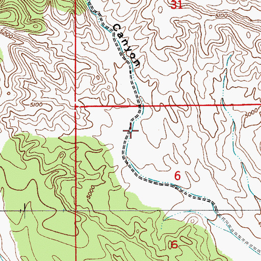 Topographic Map of West Two Tank, AZ
