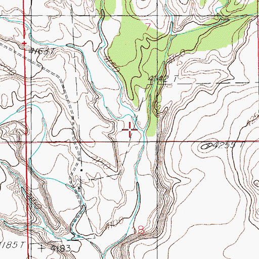 Topographic Map of Danger Wash, AZ