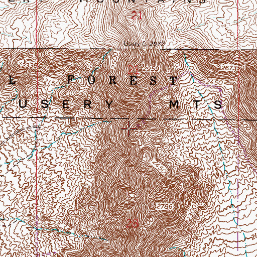 Topographic Map of Apache Junction Airport (historical), AZ