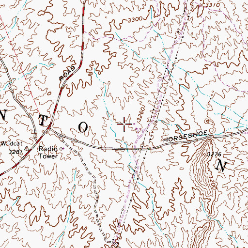 Topographic Map of Cave Creek Ranger District Office, AZ