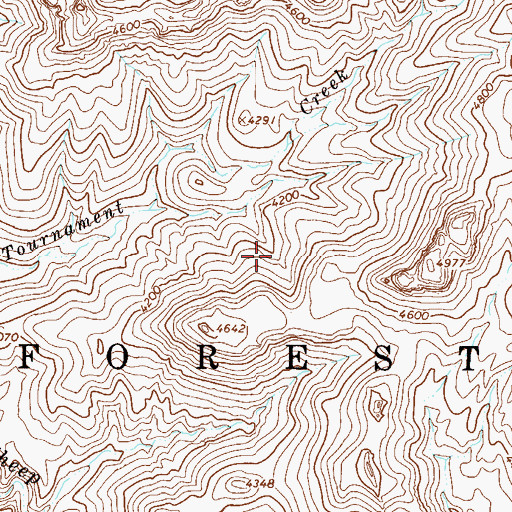 Topographic Map of Chalk Spring Number Two, AZ