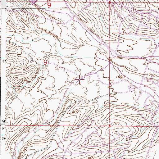 Topographic Map of Fountain Hills Dam Number Eleven, AZ