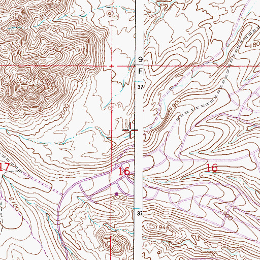 Topographic Map of Fountain Hills Dam Number Seven, AZ