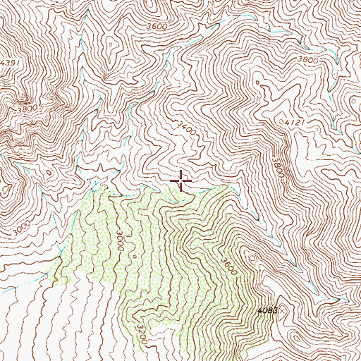 Topographic Map of Ike Spring, AZ