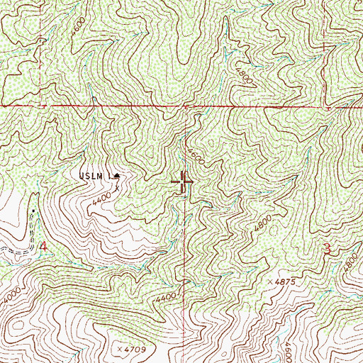 Topographic Map of Kitty Joe Canyon Spring, AZ