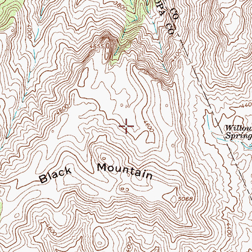 Topographic Map of Lily Hole Spring, AZ
