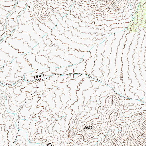 Topographic Map of Muskhog Tank, AZ