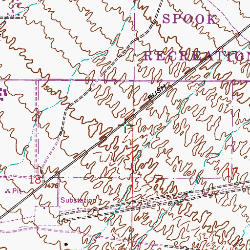 Topographic Map of Palo Verde Park, AZ