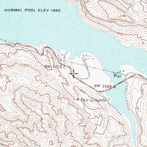 Topographic Map of Palo Verde Recreation Site 147, AZ