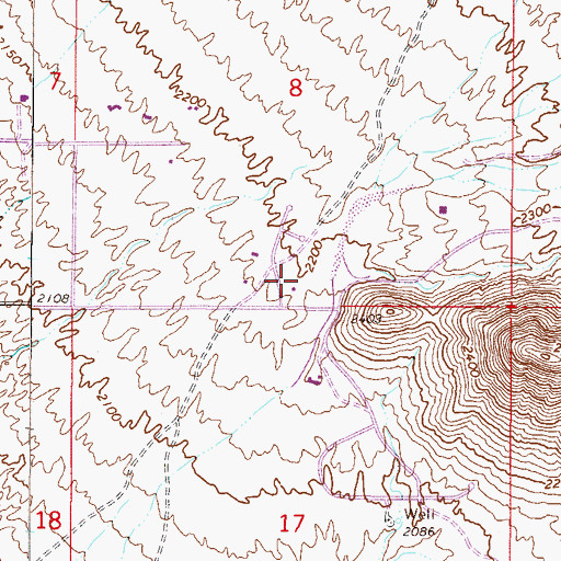 Topographic Map of Pinnacle Peak Heights IV, AZ