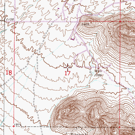 Topographic Map of Pinnacle Peak Heights V-VI, AZ