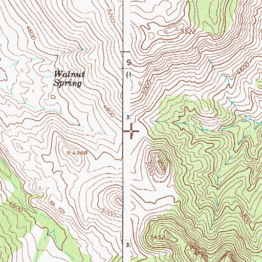 Topographic Map of Reavis Gap, AZ