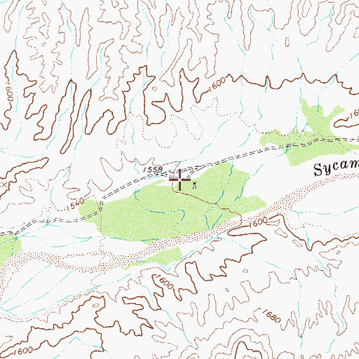 Topographic Map of Romo Well, AZ