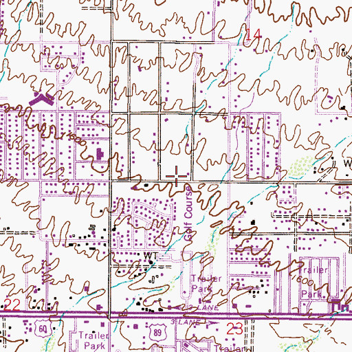 Topographic Map of Signal Butte Substation, AZ