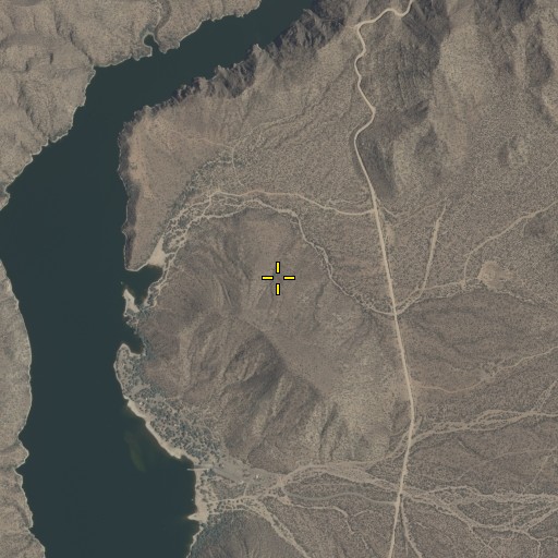 Aerial/Satellite Image of Squaw Flat, AZ